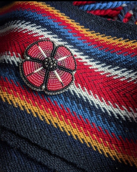 A Beaded Poppy Pin | Michelle's Creations